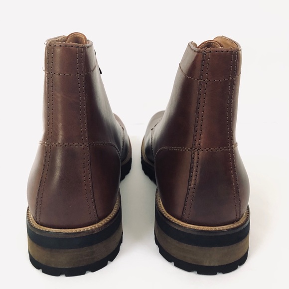 The Men\'s Store Pierce Brown Leather Combat Boot